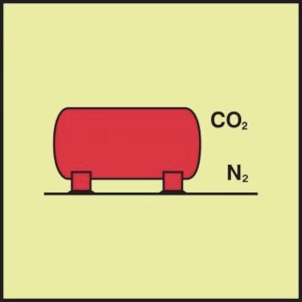 Accuform IMO FIRE CONTROL EQUIPMENT 6 in X MLMR612GX MLMR612GX - main